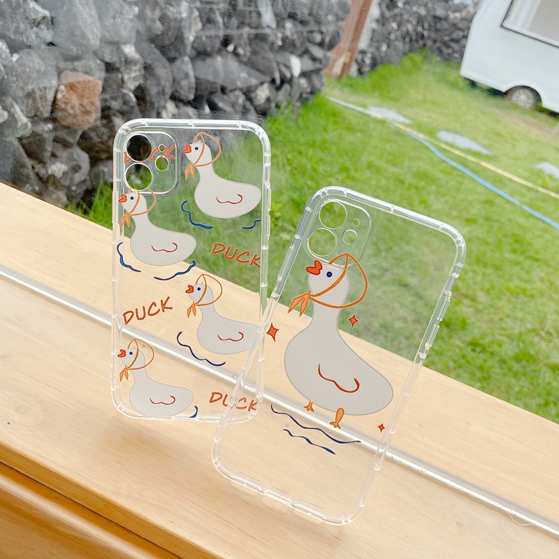 Ốp Lưng Tpu Họa Tiết Hình Chú Vịt Dễ Thương Cho Iphone 11 11pro Max 6 6s Plus 7 8 X Xs Max Xr | BigBuy360 - bigbuy360.vn