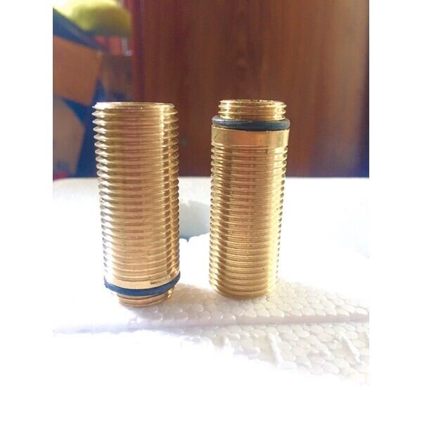 [Loại dày] Chân vòi lavabo lạnh bằng đồng, ốc bắt chân sen chậu vòi bồn rửa đơn, đôi thay thế