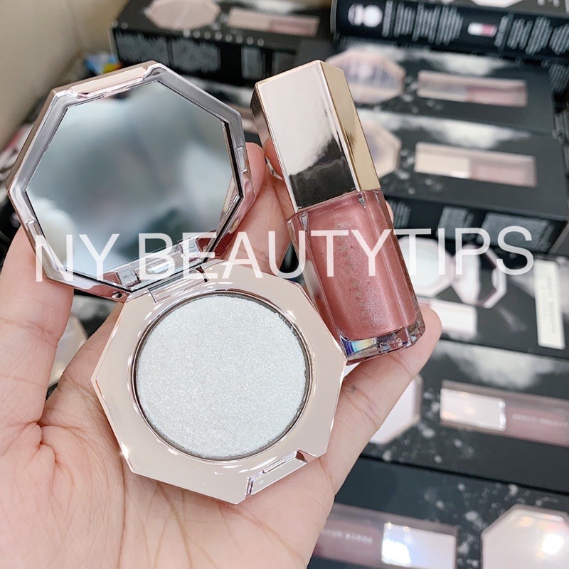 [ GIÁ CỰC SỐC ] Set highlight + son dưỡng fenty