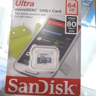 Sandisk MICROSD 64 GIGA Nguyên Bản Lớp 10