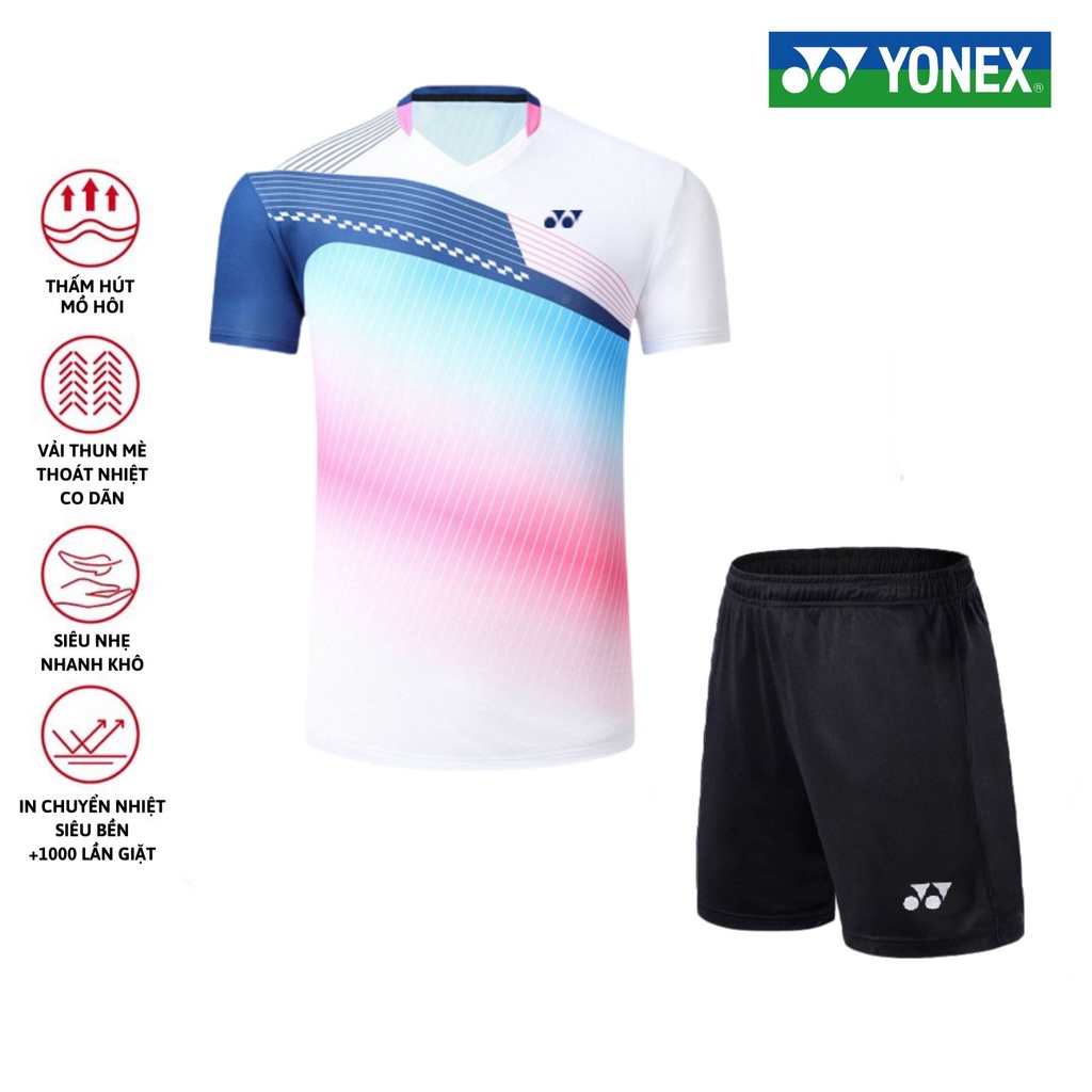 Áo cầu lông, quần cầu lông Yonex chuyên nghiệp mới nhất sử dụng tập luyện và thi đấu cầu lông