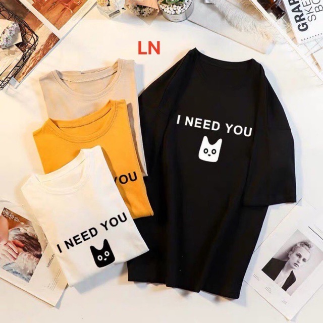 BST Áo mèo I Need You DAN876 siêu đẹp