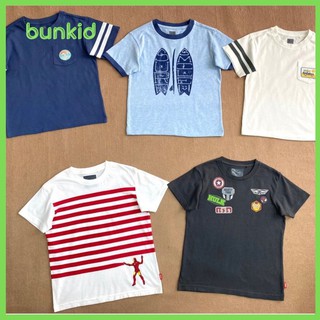 Áo phông cotton ngắn tay Uniqlo xuất dư cho bé trai từ 4 tuổi - 14 tuổi, Bunkid