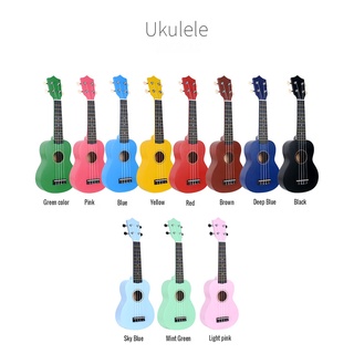 Đàn Ukulele soprano màu trơn khuyến mại (Có sẵn)