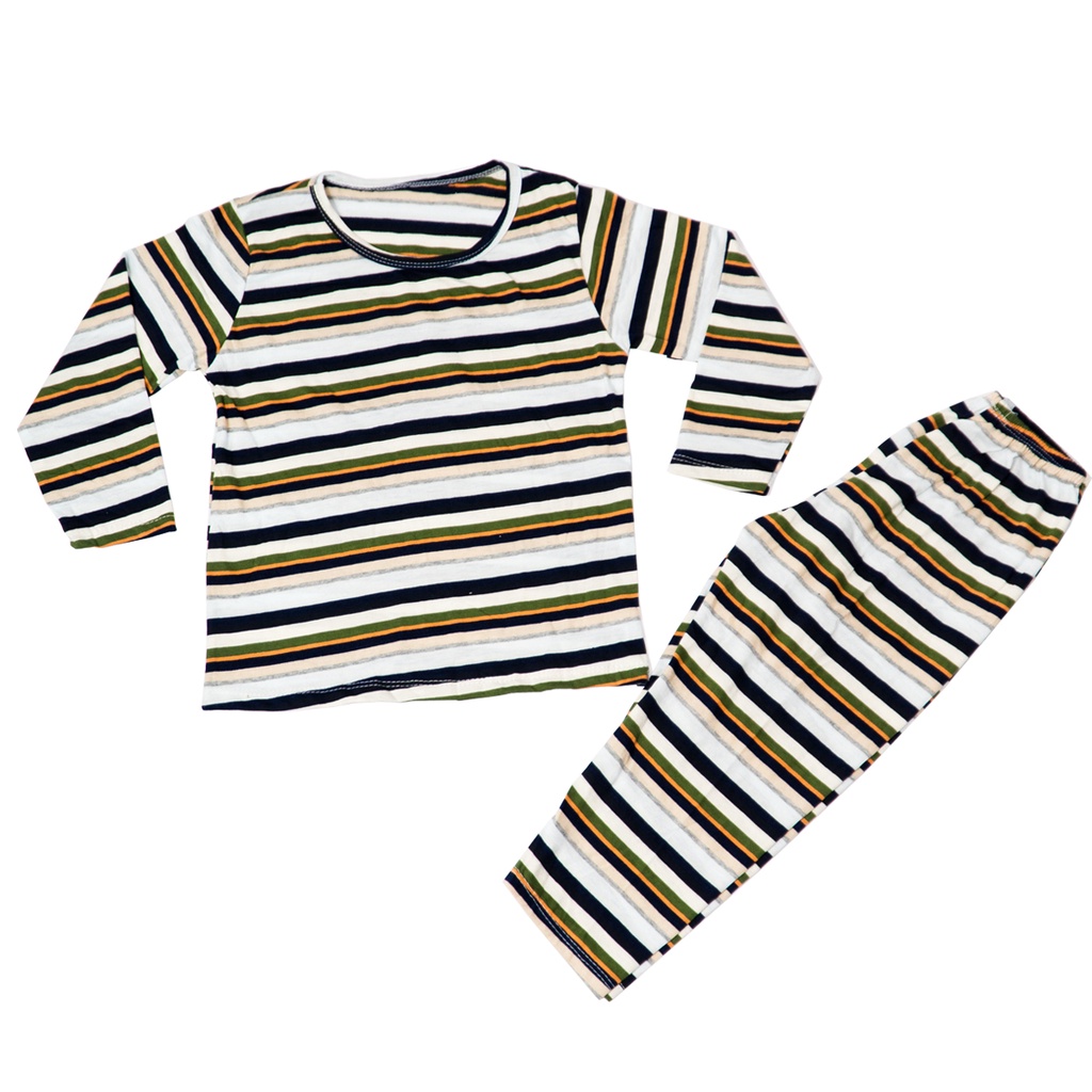 Combo 5 bộ quần áo trẻ em MIMYKID sọc ngang tay dài quần dài vải cotton mịn mát set đồ cho bé từ 4-16kg