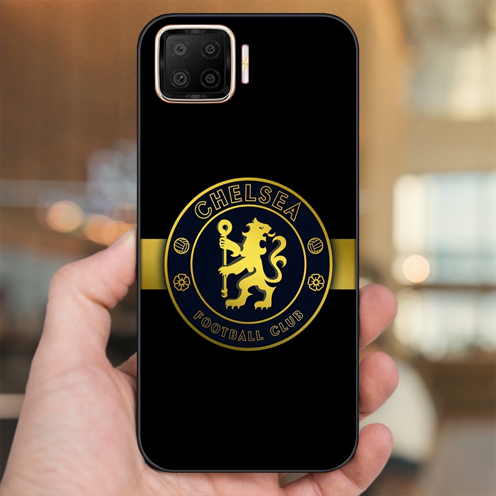 Ốp lưng Oppo A73, A93 4G viền đen in hình Chelsea FC