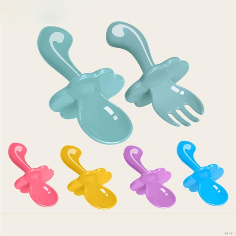 Bộ muỗng nĩa an toàn chuyên dụng cho bé trên 6 tháng tuổi