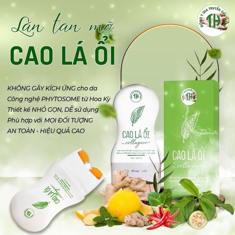 CON LĂN TAN MỠ CAO LÁ ỔI COLAGEN