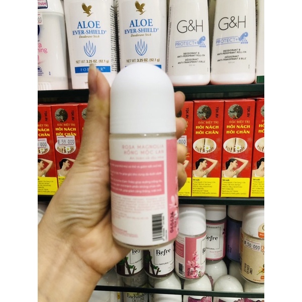 Lăn khử mùi hương tự nhiên Refre Natural 40ml/chai hương mộc Lan