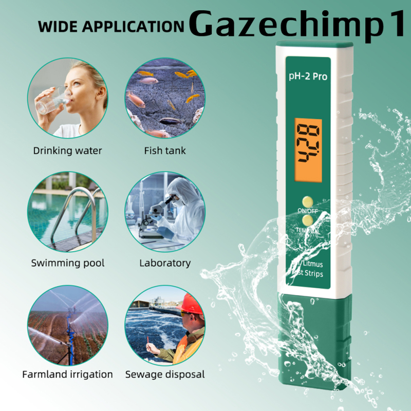 [GAZECHIMP1]Portable Electric Digital PH Meter Tester Hydroponics Water Brewing Pocket
