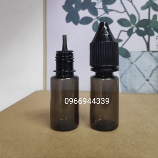 (MỚI) Chai Nhựa nhỏ giọt MỰC XĂM 5ml 10ml 15ml 20ml 30ml 50ml 100ml đựng mực xăm tinh dầu dung dịch, nắp trắng/đen