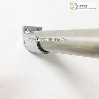 Cốc đỡ ống tròn D8, Cốc đỡ bắn vít vào tủ, cốc đỡ thanh inox tròn cho tủ quần áo
