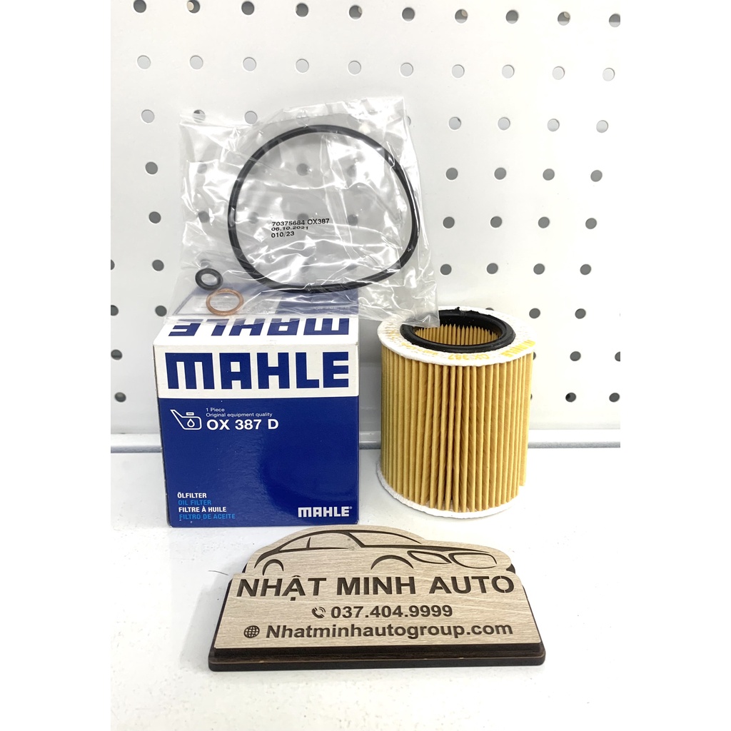 LỌC NHỚT CHÍNH HÃNG MAHLE OX 387D CHO VINFAST LUX A, LUX SA