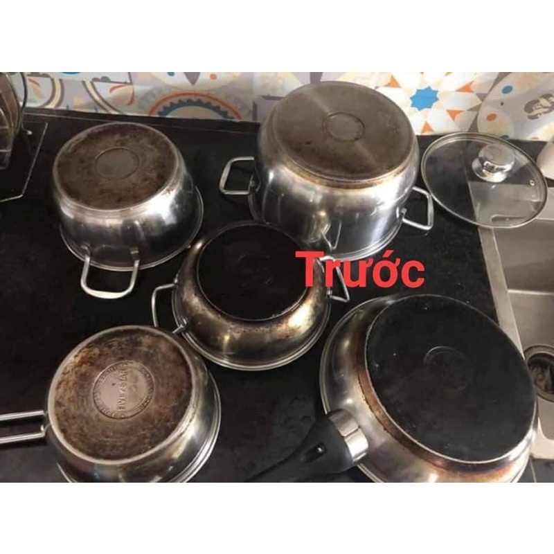Tẩy rửa xoong nồi, dụng cụ nhà bếp SUPPER-M