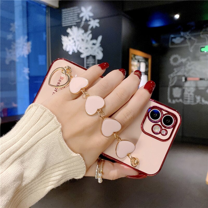 Ốp điện thoại có dây đeo cho VIVO Y15S Y15A Y17 Y15 Y12 Y11 Y19 Y51 2020 Y52S Y91C Y85 Y73S Y20 Y50 Y30 Z5X V20SE V15 PRO