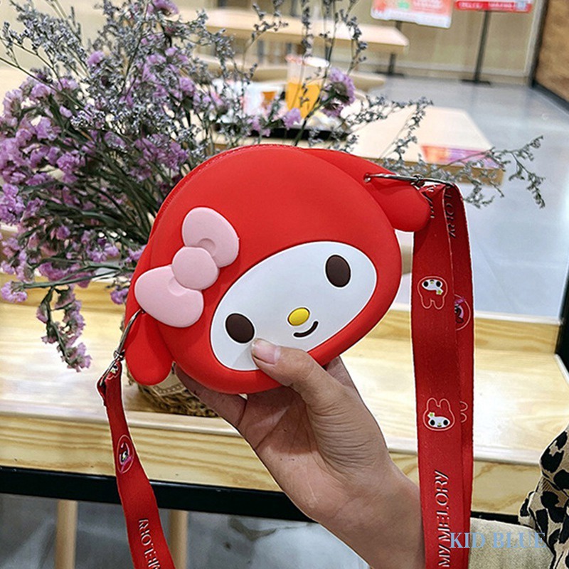 Túi Đeo Chéo Silicon Mini Phong Cách Hàn Quốc Dễ Thương Dành Cho Bé