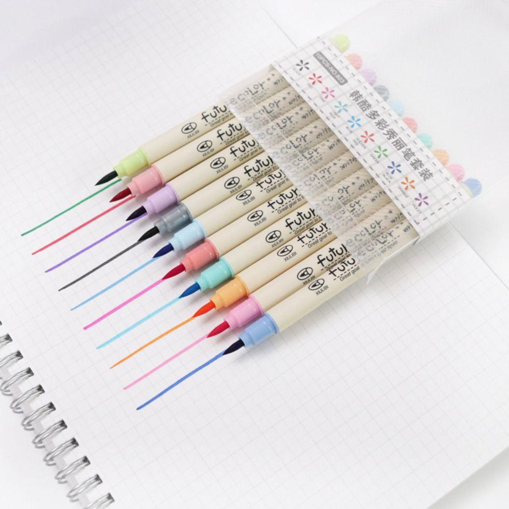 Set 24 / 10 Cây Bút Màu Nước Đầu Mềm Dành Cho Người Mới Bắt Đầu