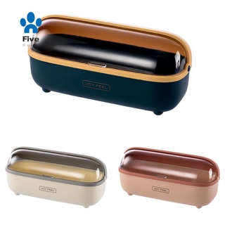 Hộp đựng muỗng/đũa ăn có nắp đậy và lỗ thoát nước tiện dụng xinh xắn dành cho nhà bếp