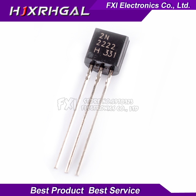 100 CÁI 2N2222 2N2222A TO-92 TO 92 Transistor Mới nguyên bản