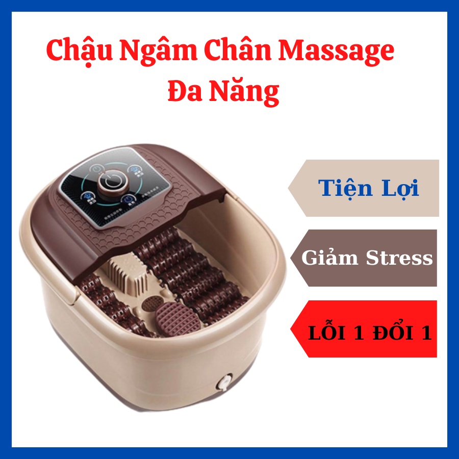 Chậu Ngâm Chân Massage Đa Năng Cao Cấp Massage Bằng Ánh Sáng Hồng Ngoại Tạo Cảm Giác Thư Giãn, Nghỉ Dưỡng
