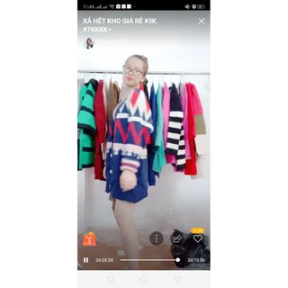 Khách đặt áo live 148k