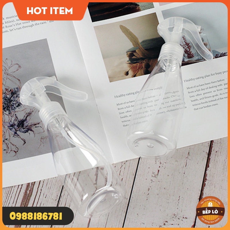 Bình Xịt Nước Bánh Trung Thu Bình Xịt Phun Sương 200ml Nhựa PET Trong Suốt HÀNG MỚI VỀ