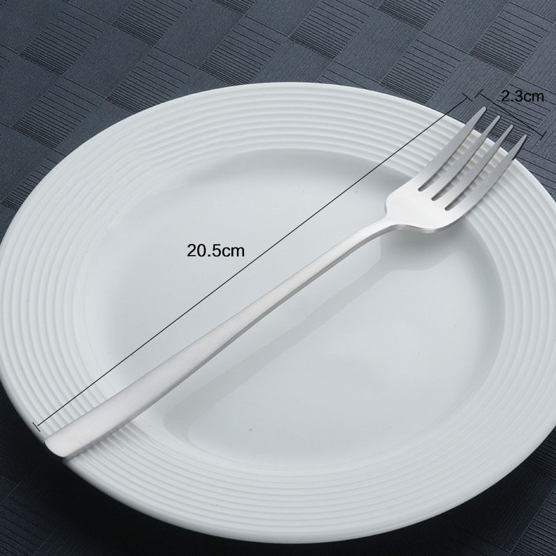 Nĩa ăn tráng miệng bằng thép không gỉ sang trọng