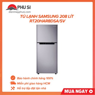 [GIAO HCM] Tủ lạnh Samsung RT20HAR8DSA/SV, 216 lít, Inverter