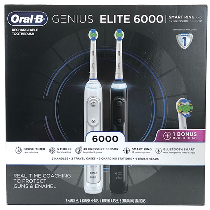 [Hàng Đức] Máy đánh răng Braun Oral-B Genius Pro Smart Series X 10000 9000 8000 7000 6000 5000 3000 2000 1000