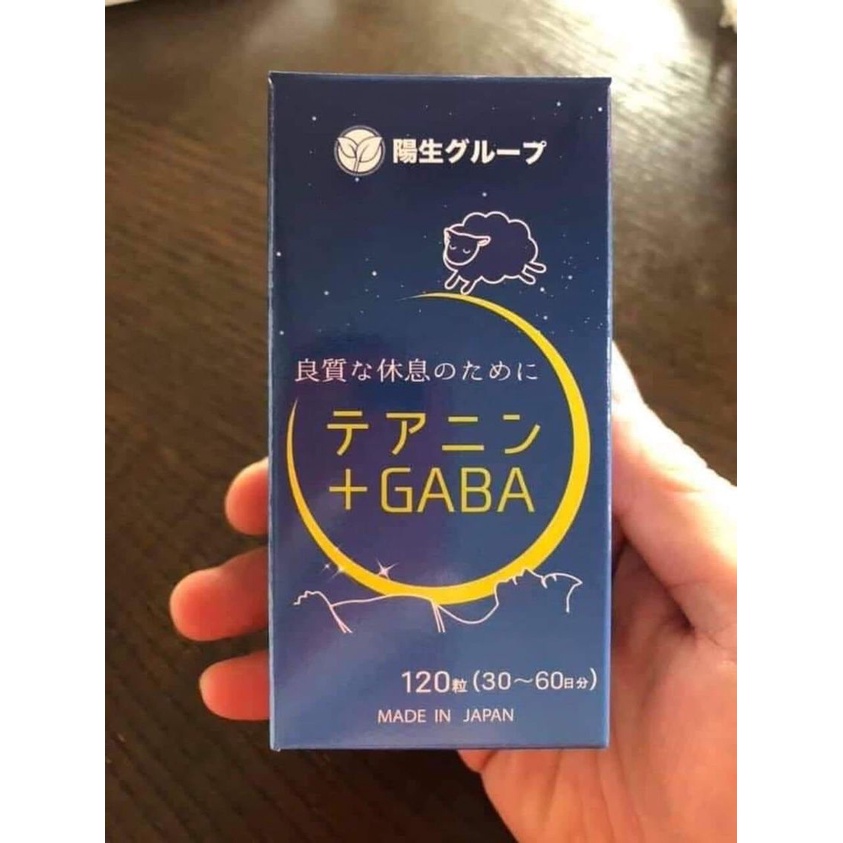 HỖ TRỢ NGỦ NGON 🌱 CHÍNH HÃNG 🌱 L-THEANINE + GABA 120 VIÊN – NHẬT BẢN