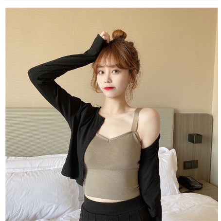 Áo Bra Nữ Chất Thun Mềm Dây Dẹt Phong Cách Hàn DET123