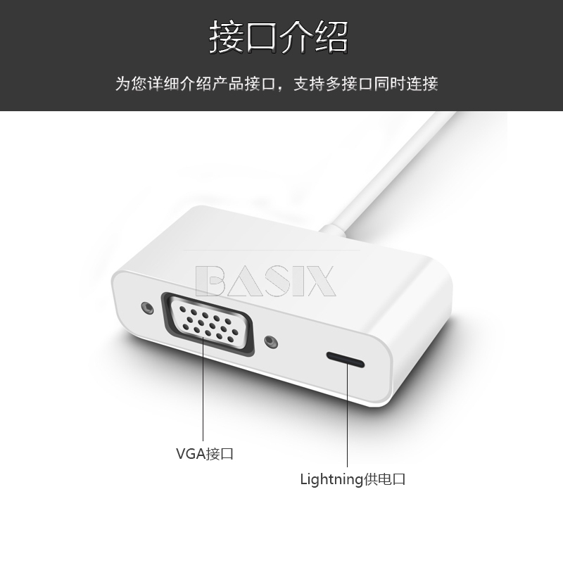 Apple Đầu Chuyển Đổi Cổng Lightning Sang Vga Cho Iphone678xs Max Ipad Sang Vga