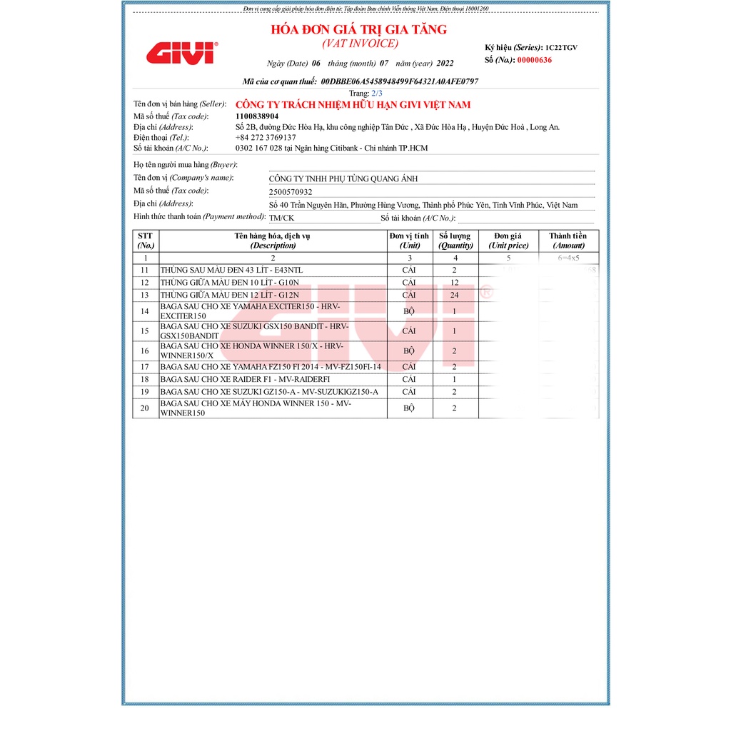 Pat Gắn Thùng Giữa GIVI CR-WINNERX Cho WINNER X