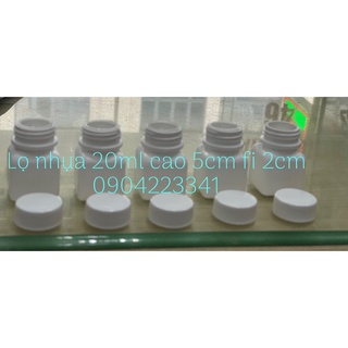 Có sẵn lọ nhựa 20ml