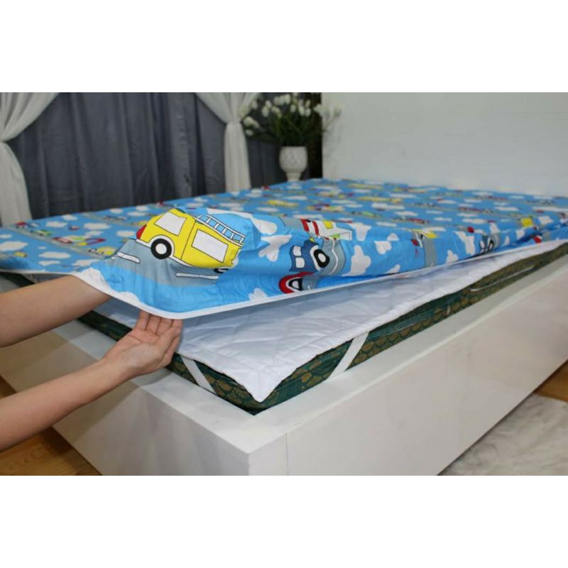 Tấm bảo vệ nệm màu trắng đủ size: 1m/m2/m4/m6/m8/2m2