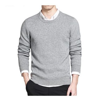Áo Len Nam Cổ Tròn,Vải mịn Nhiều Màu, Len Dệt Cao Cấp Dáng Slim Phù Hợp Với Nhiều Lứa Tuổi