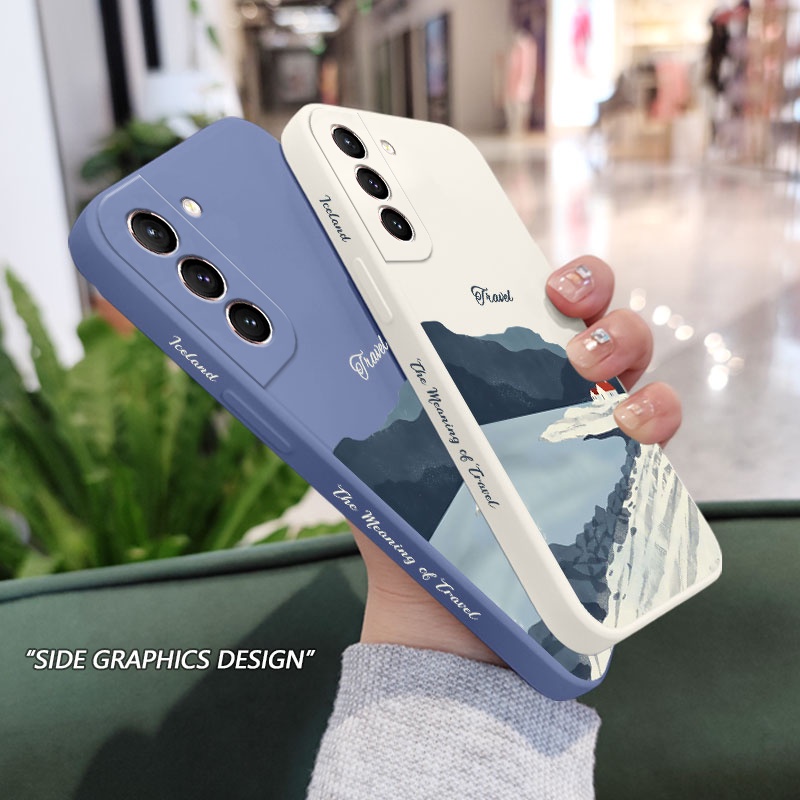Ốp Điện Thoại Cảm Giác Thoải Mái Cho Samsung Galaxy S21 S20 FE Ultra Plus