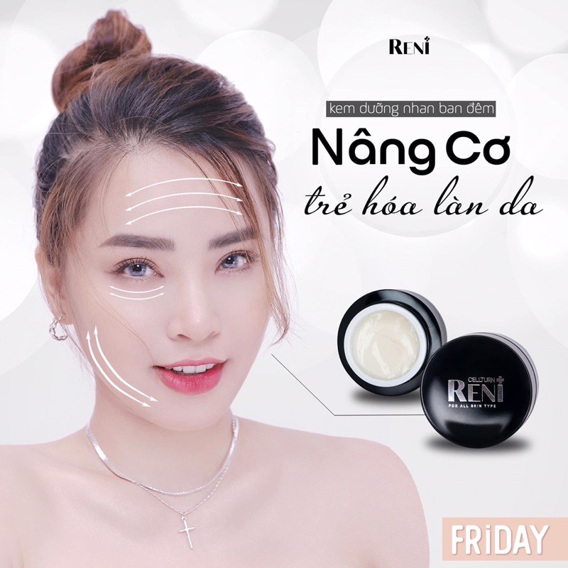 Kem Đêm RENI : Trắng Da, Nâng Cơ, Chống Lão Hoá