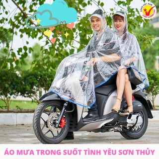 Áo mưa trong suốt tình yêu sơn thủy - áo mưa trong suốt 2 dấu sơn thủy