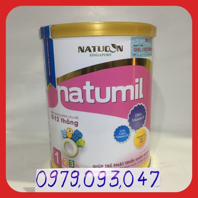 Sữa bột Natumil số 1 - lon 900g date: 3/2024