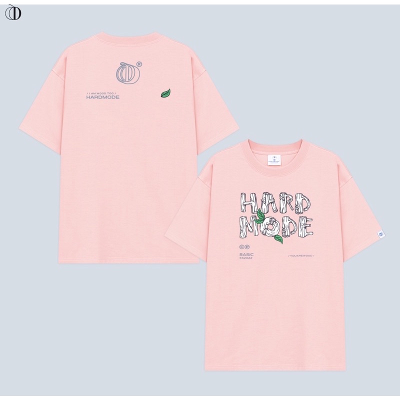 Áo thun nam nữ, Unisex tay lỡ local brand hardmode NATURAL WOOD tee