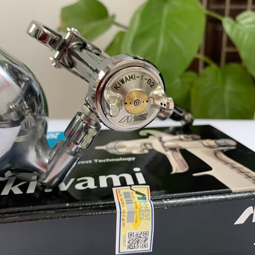 Súng Phun Sơn Màu Nhũ Bạc ÔTô Kiwami-1-14B2 Chính Hãng Anest Iwata