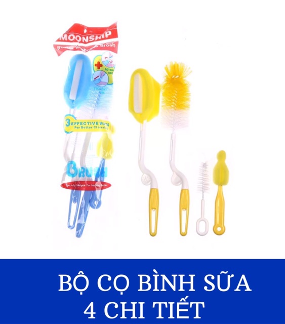 Bộ cọ bình 4 chi tiết