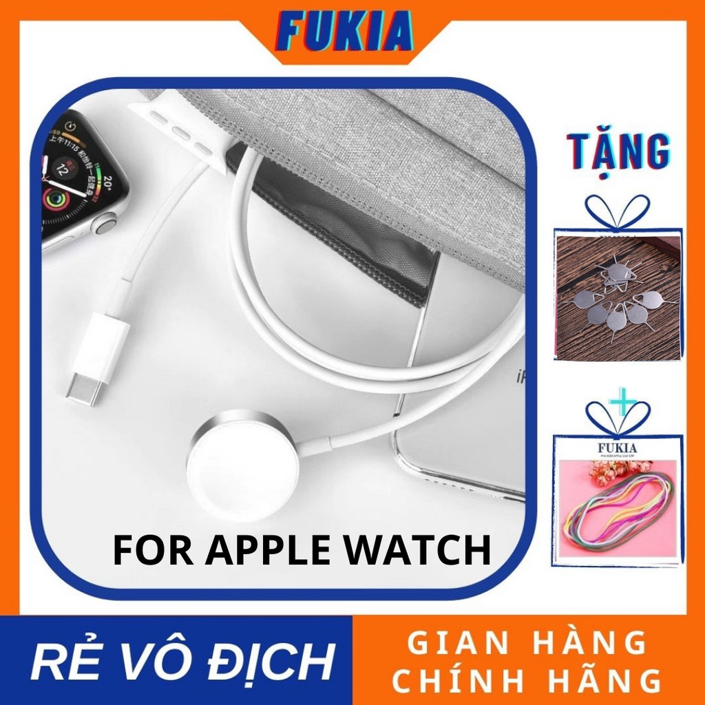 Đế sạc từ tính không dây chính hãng Cotecci hỗ trợ sạc nhanh dành cho apple watch series 2/3/4/5/6/SE size 38/40/42/44