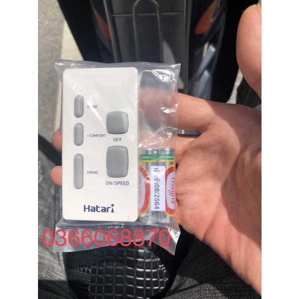 Điều khiển quạt HATARI khiển quạt treo chính hãng