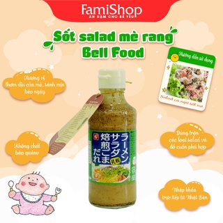 Sốt salad mè rang bell food nhật bản 215g