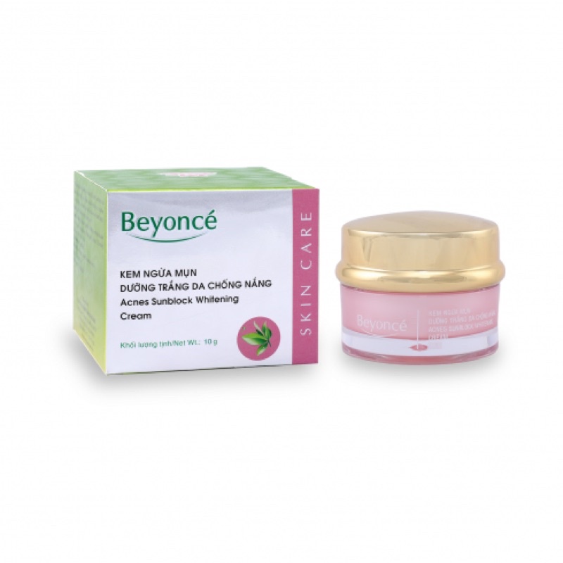 BEYONCÉ kem ngừa mụn dưỡng trắng da chống nắng 10g