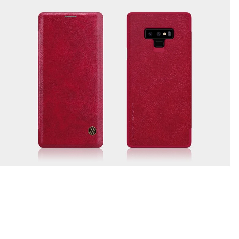 Bao da xịn Nillkin QIN hàng da thật cho điện thoại Samsung Galaxy Note 8, Samsung Galaxy Note 9, Note 10+ Plus
