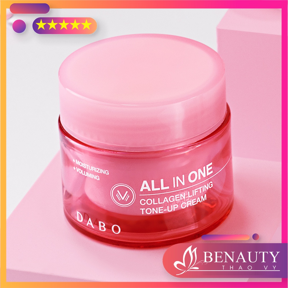 Kem lót trang điểm nâng tone tức thì chống lão hóa da DABO Collagen Lifting Tone Up Cream
