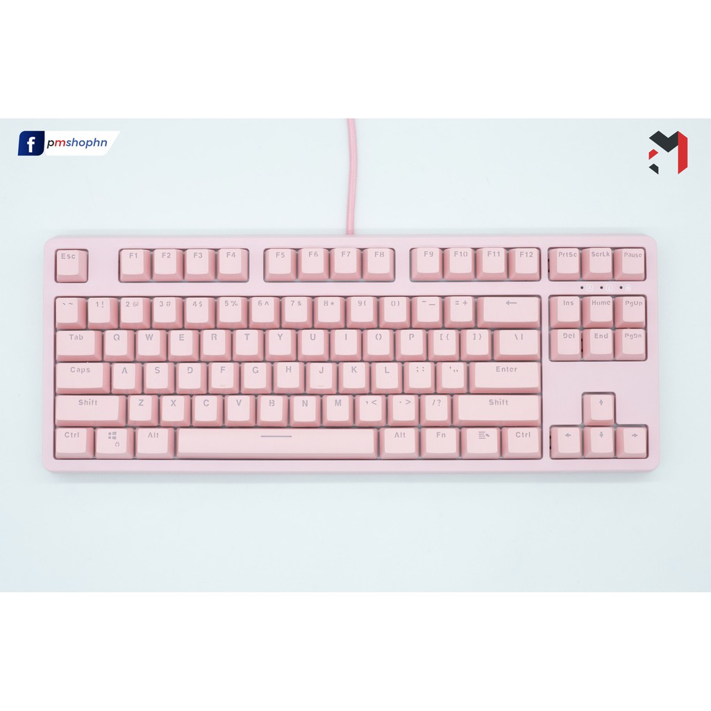 Bàn Phím Cơ E-Dra EK387 Pink TKL Huano Switch Phiên Bản 2021